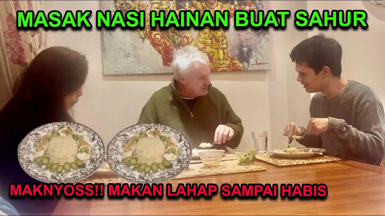 BANGUN JAM 3 PAGI MASAK SAHUR & BELANJA KE CHINA TOWN LONDON, HARGANYA BIKIN KAGET !!
