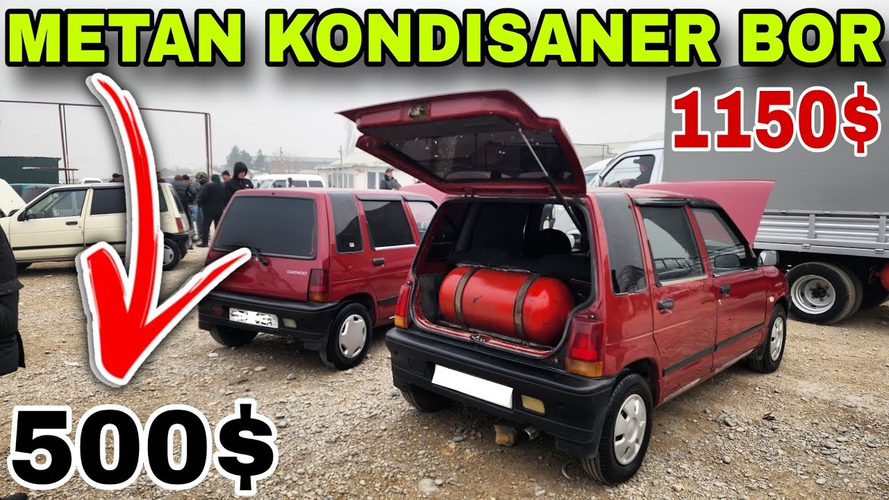 2 YANVAR QOQON MASHINA BOZORIDA  800 $ 1000$ 700$ GA TIKOLAR OLING METAN KONDISANERLISI HAM BOR