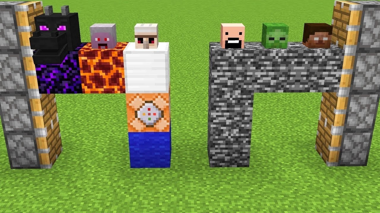 what if you create SUPER MEGA BEDROCK GOLEM in MINECRAFT