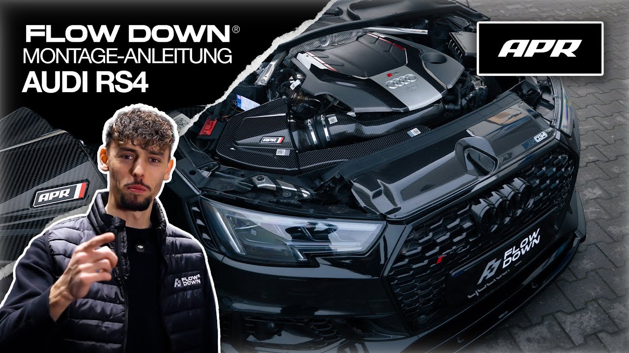 APR Ansaugung im RS – Audi RS4 Ansaugung & Maxton Design Bodykit Montageanleitung | FLOW DOWN