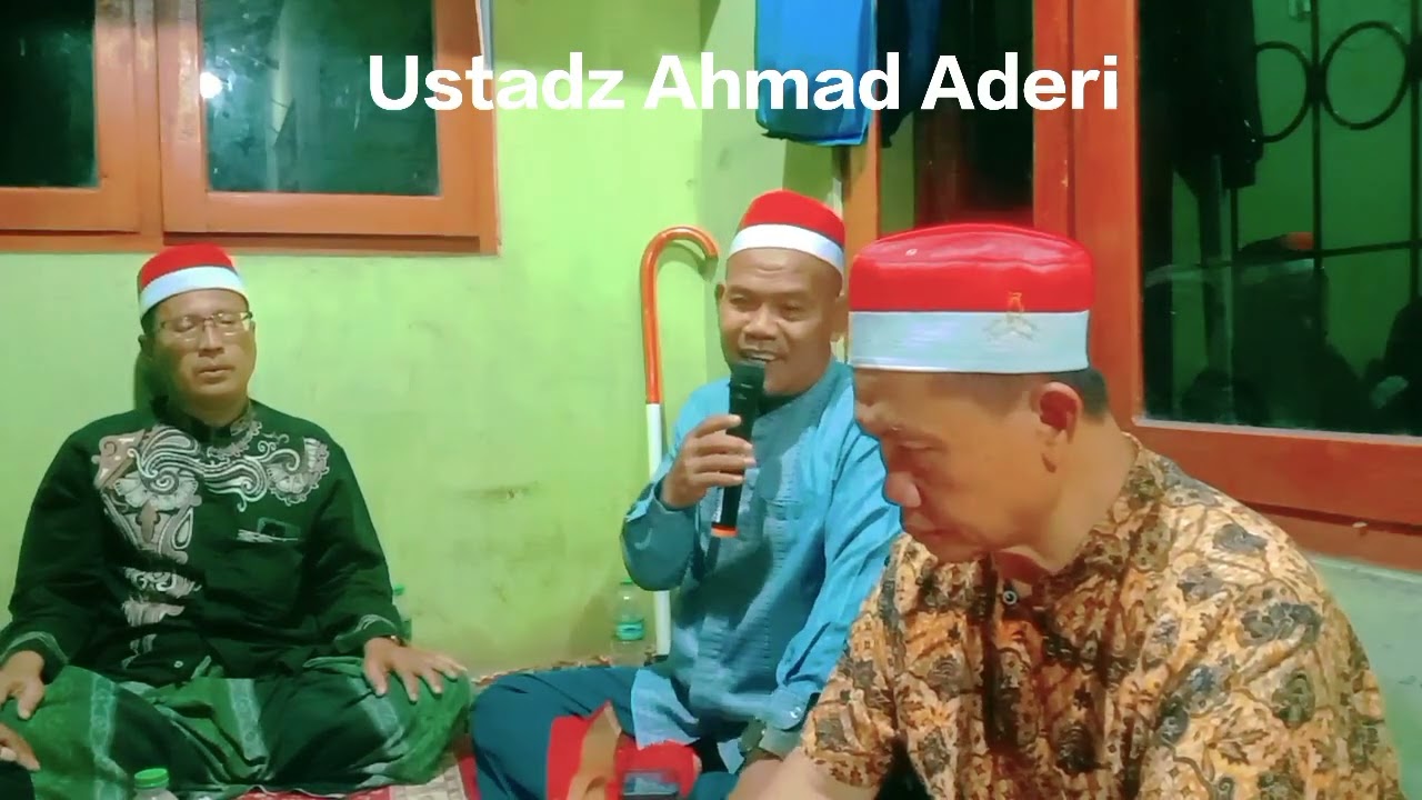 Khidmad ilmiah Ustadz Ahmad Aderi Manaqib dikediaman bpk Tarisun 