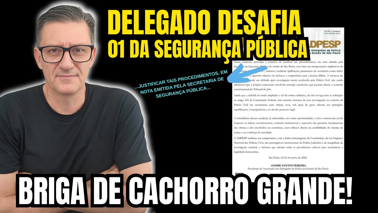 🚨 POLÍCIA CIVIL vs PM: A Nota de Repúdio que Estremeceu a Segurança em SP!