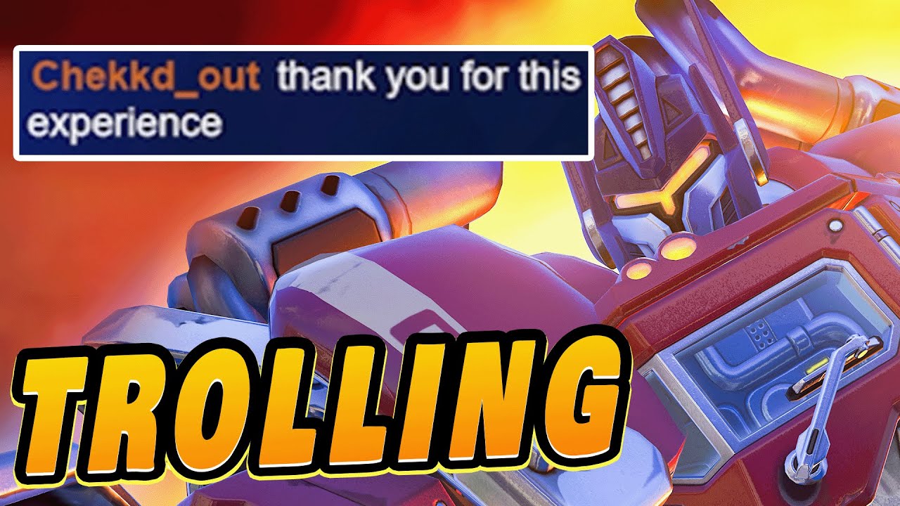 Trolling on Reinhardt made them surrender in Overwatch 2