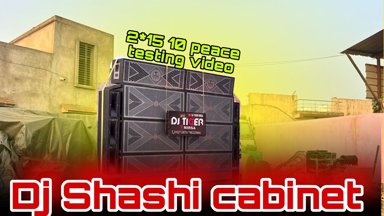  DJ Tiger 🫨😬 // dj Shashi cabinet, testing, Video danger, sound quality #djshashi 