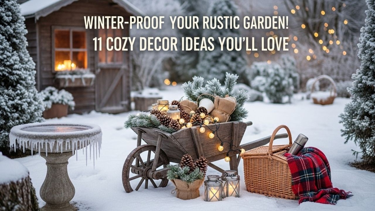Winter-Proof Your Rustic Garden! ❄️🌲 11 Cozy Decor Ideas You&rsquo;ll Love