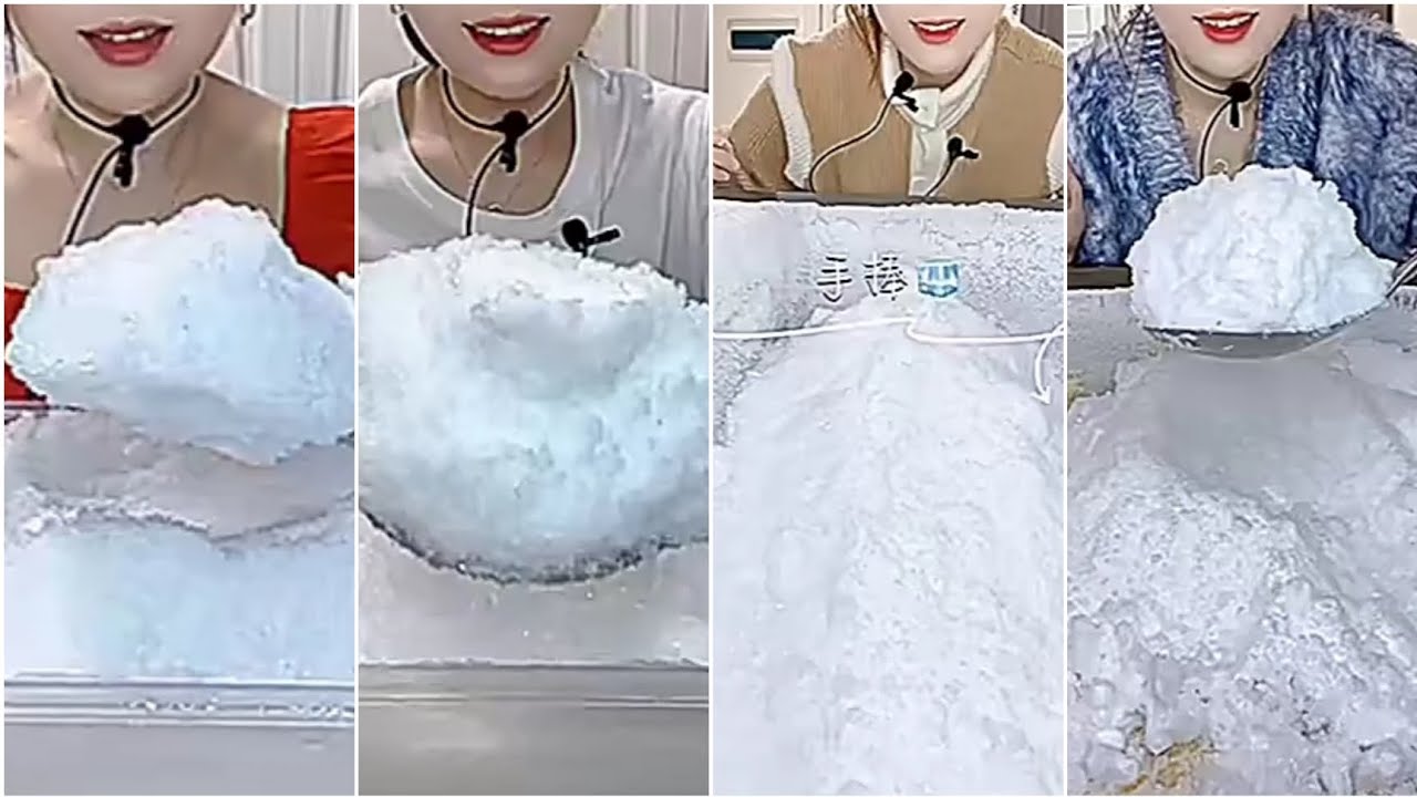 [ONLY BITES]-HER WHITE & FROST | FREEZER FROST | OPEN FREEZER | SHAVED ICE | ICE EATING | COLLECTION