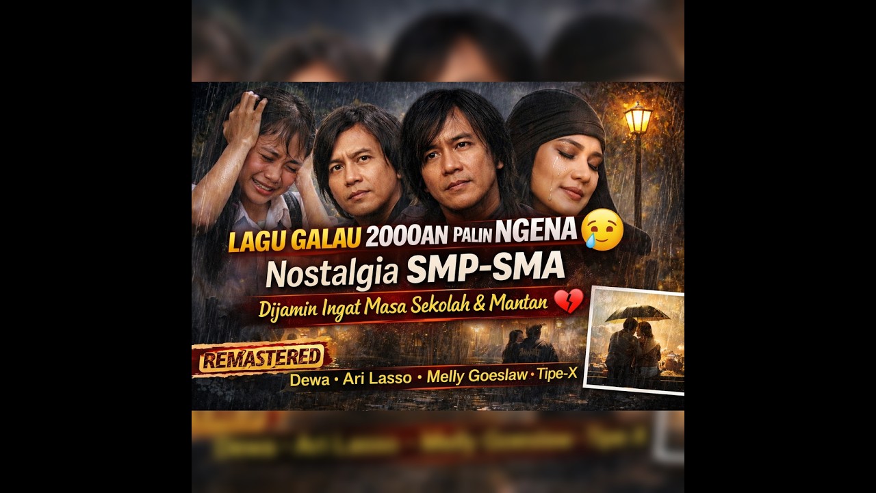 Playlist Lagu Galau 2000an Terbaik 😭 Dijamin Bikin Ingat Mantan & Masa Sekolah!
