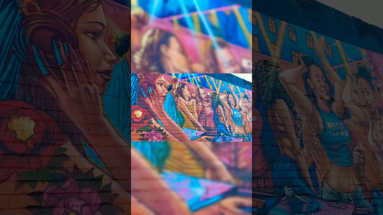 Art Mural at the Arts District in Downtown Las Vegas 👨&zwj;🎨🖼️ #lasvegas #art #murals #artdistrict