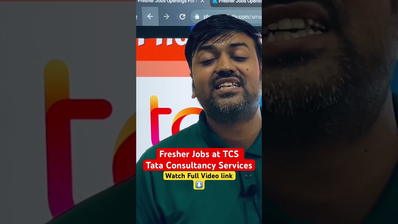 Fresher Jobs 2023 at TCS Tata Consultancy Services #amarsayaracademy #pharmacyjobs