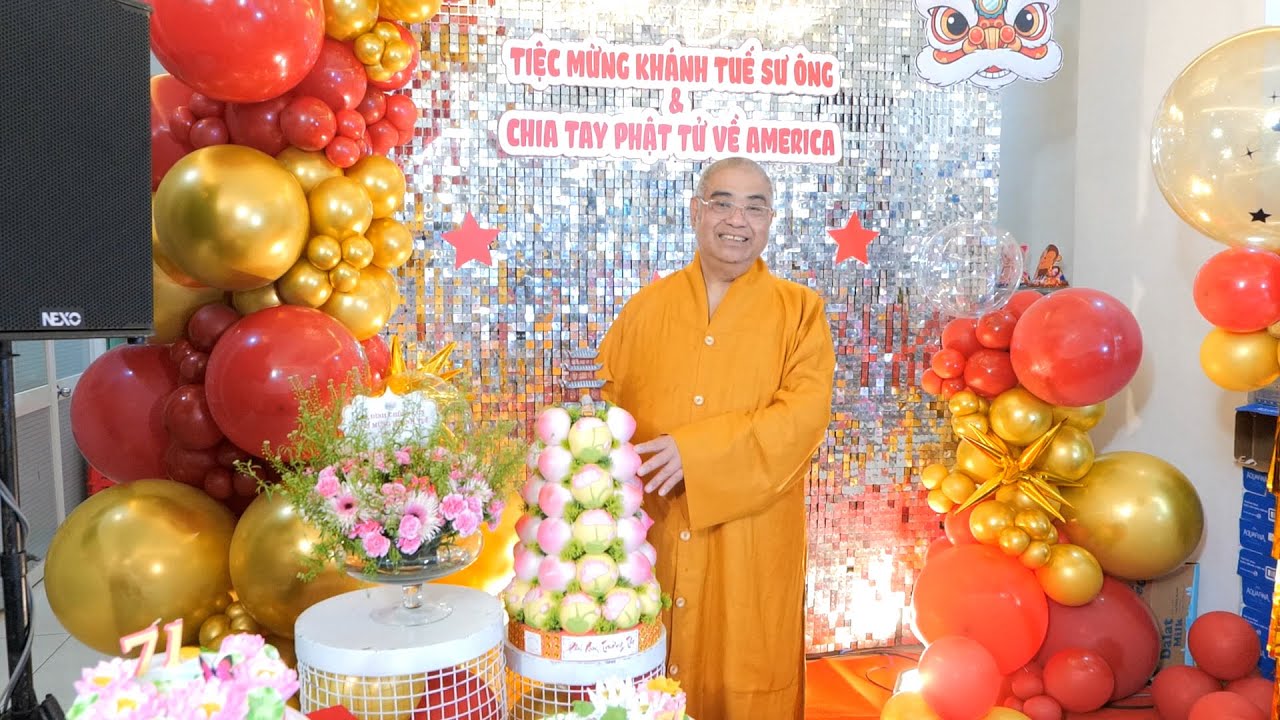 Mừng Khánh Tế  Hòa Thượng Thích Minh Thiện  Lần Thứ 71