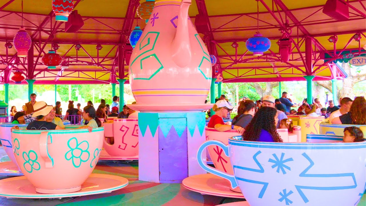 Mad Tea Party Ride POV | Spinning Teacups at Magic Kingdom | Walt Disney World 2025