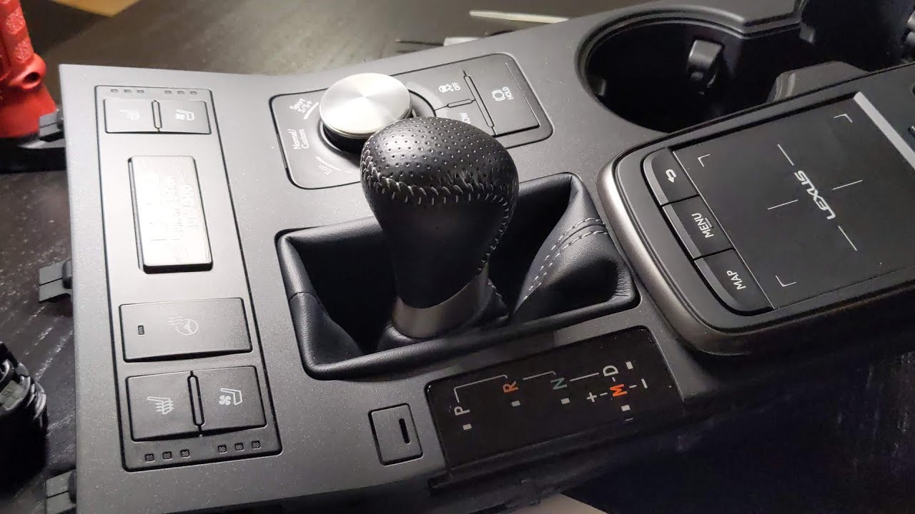 GS350 Fsport shift knob swap 3IS // Lexus IS500