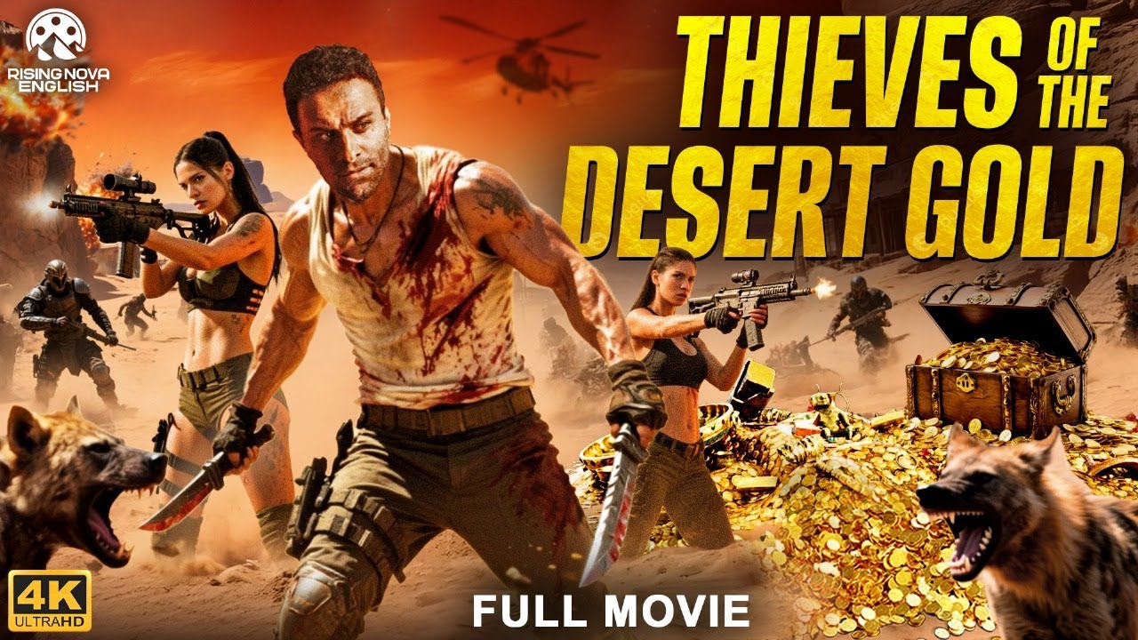 THIEVES OF THE DESERT GOLD Full Hollywood Action Movie | English Movie | Aaron, Monica | Free Movies