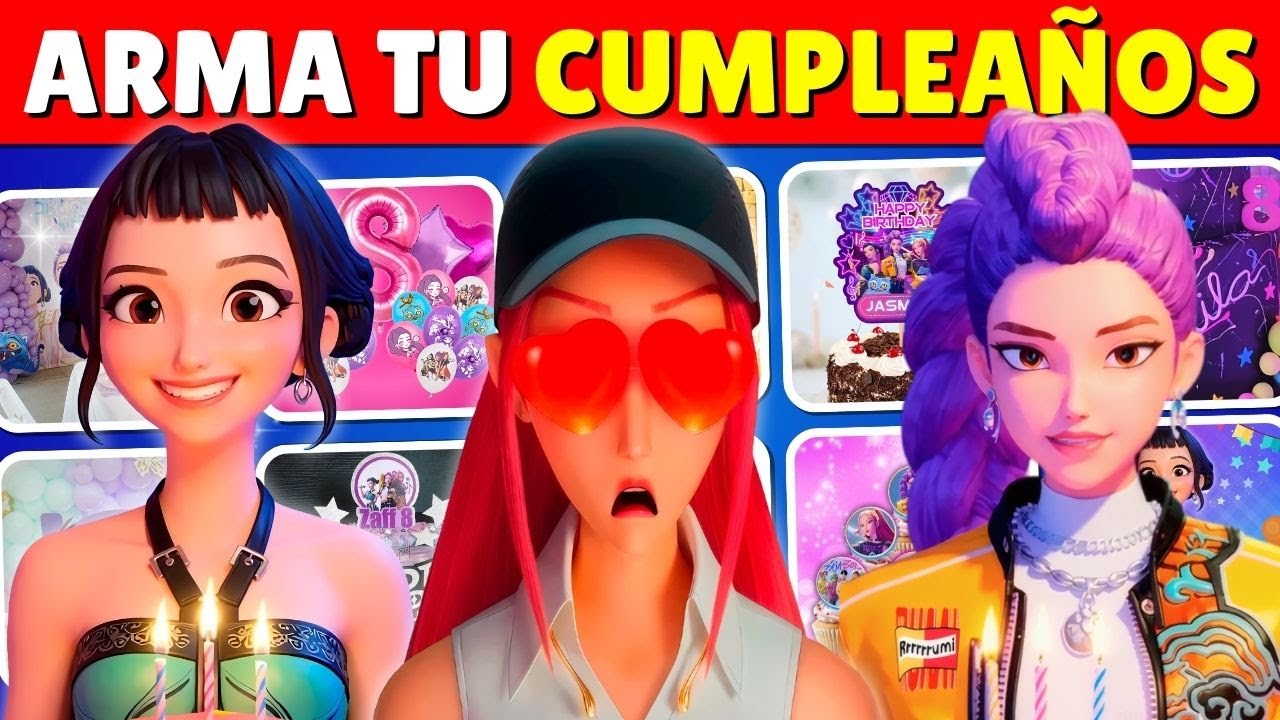 Arma el Cumpleaños K-pop de tus Sueños 🎉🎂 Ideas fiesta #kpopbirthdayparty #huntrix #sajaboys