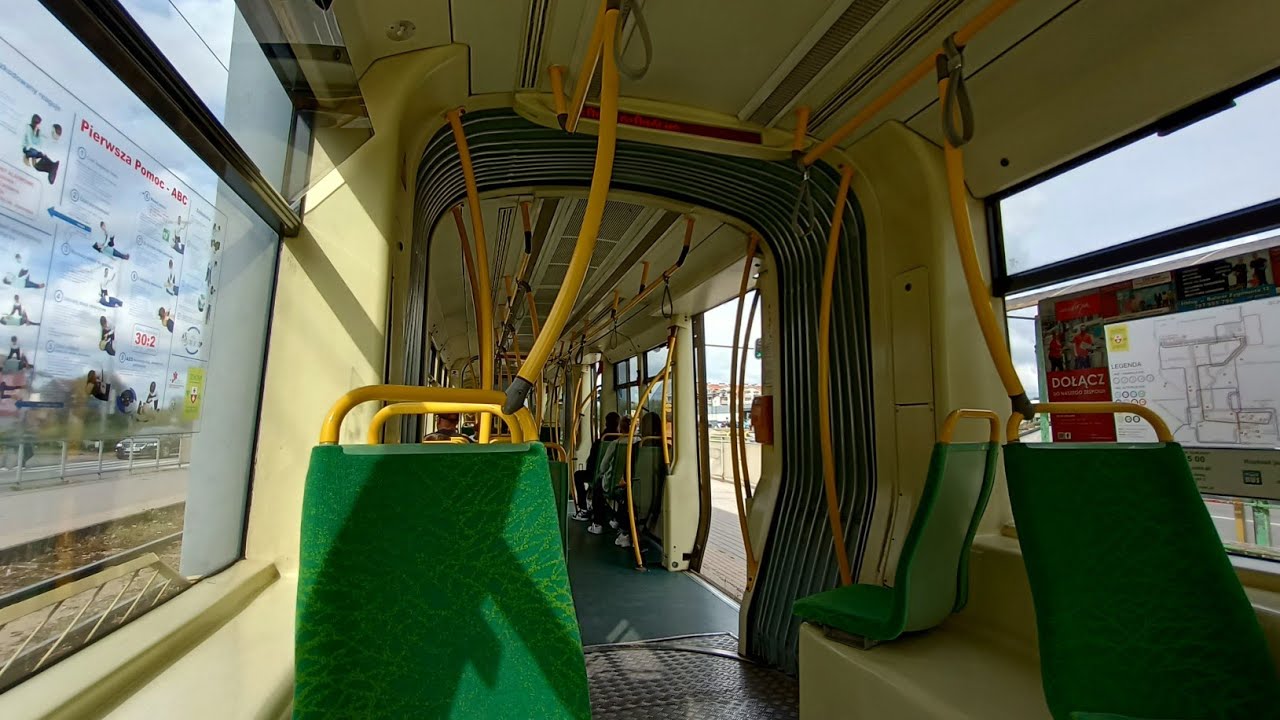 [Tramwaje Elbląskie] Pesa 121N Tramicus #406 - linia 3, kierunek Ogólna