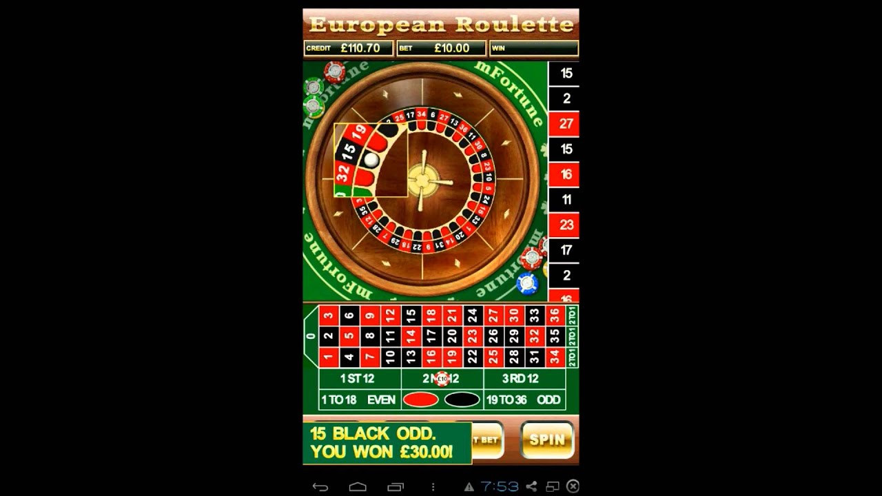 mFortune European Roulette - Roulette Casino Game