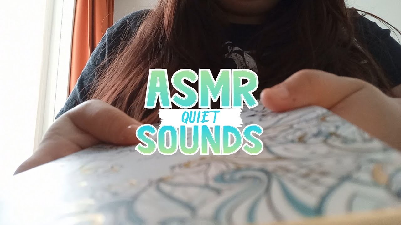 ASMR Book Gripping Tapping Flipping - No Talking
