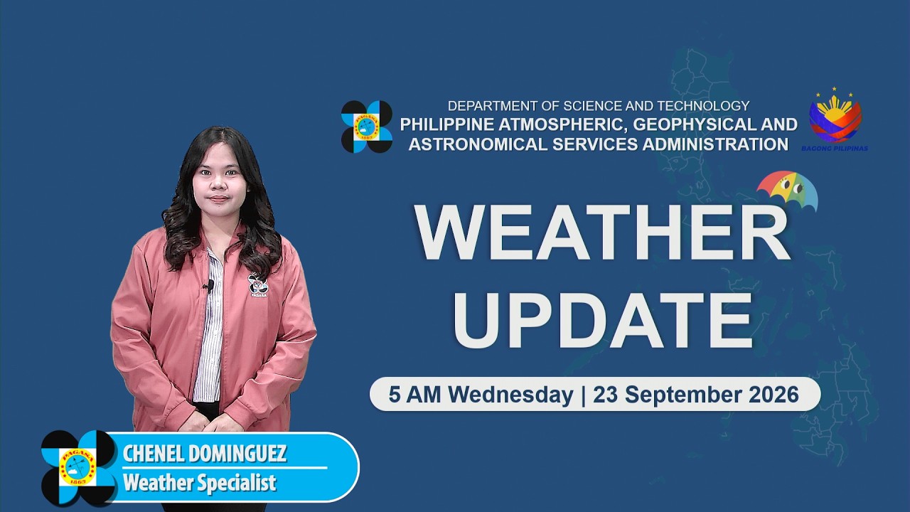 Public Weather Forecast issued at 5:00 AM | September 23, 2026 - Wednesday