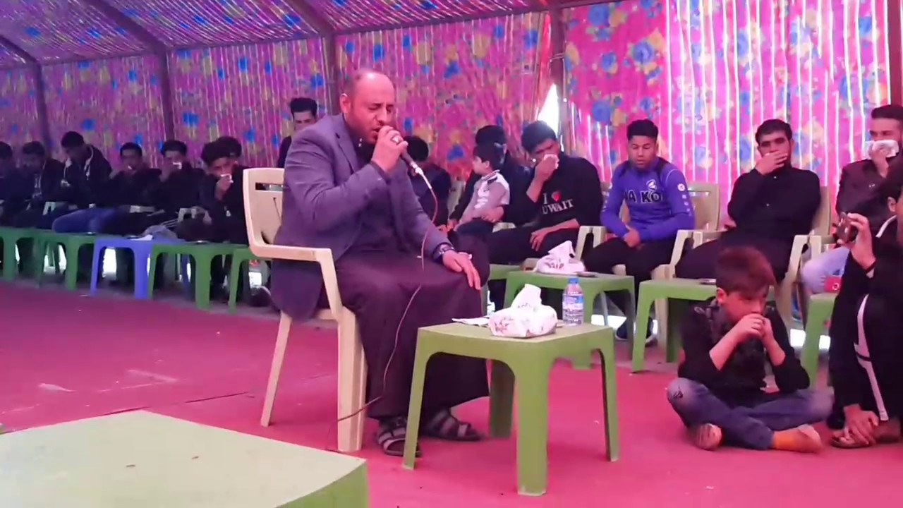 مله خضر الساعدي يواسي عشيره زبيد بفقيدهم المرحوم فاسم عبودي