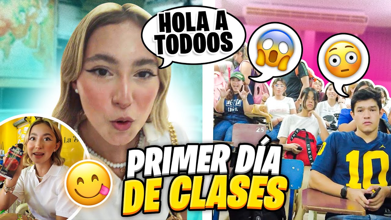 PRIMER D&Iacute;A DE UNIVERSIDAD DE DAFNNE 😱🏫 | Hermanas JM