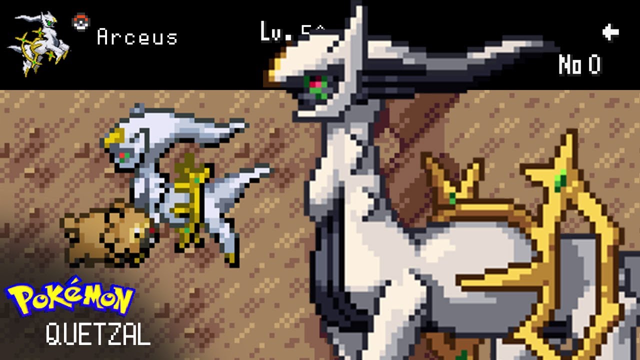 ARCEUS en POKÉMON QUETZAL (Esmeralda Multijugador)