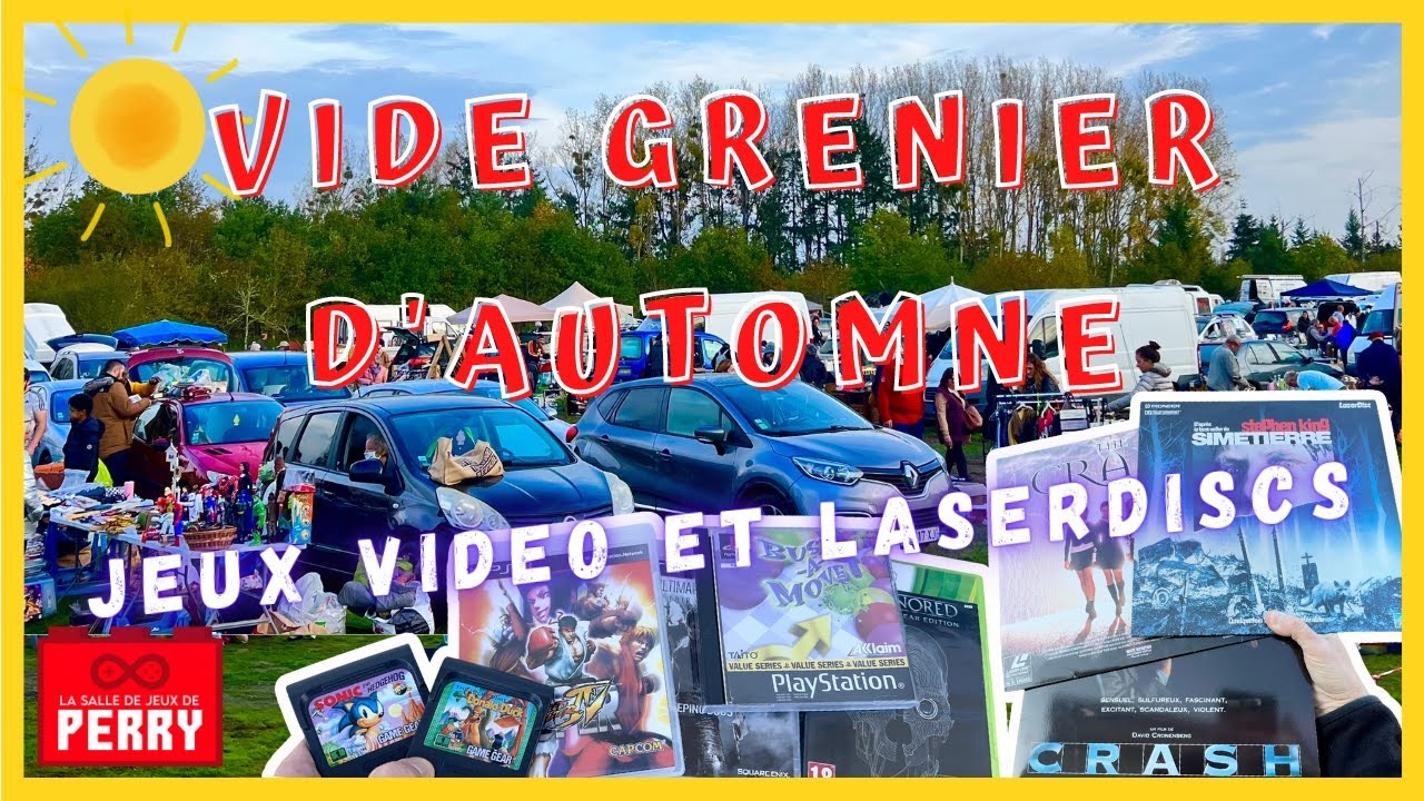 #100 - VIDE GRENIER LIVE - Jeux vidéo et Laserdisc, la saison s'achève en beauté 🎮 📀