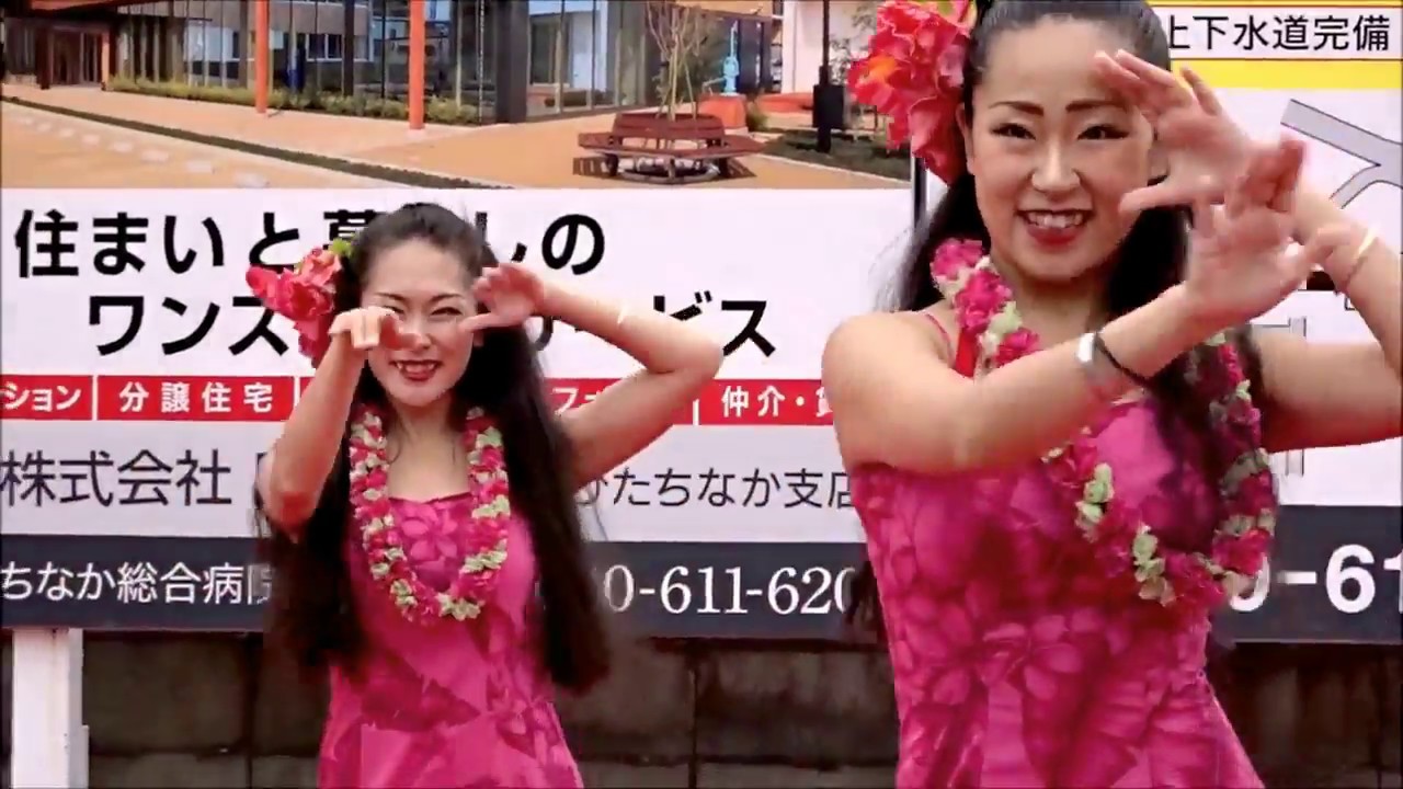 🌸エリーダンス（フラタヒチアンダンス・ひたちなか）　① 🔴 第32回勝田TAMARIBA横丁 🔴