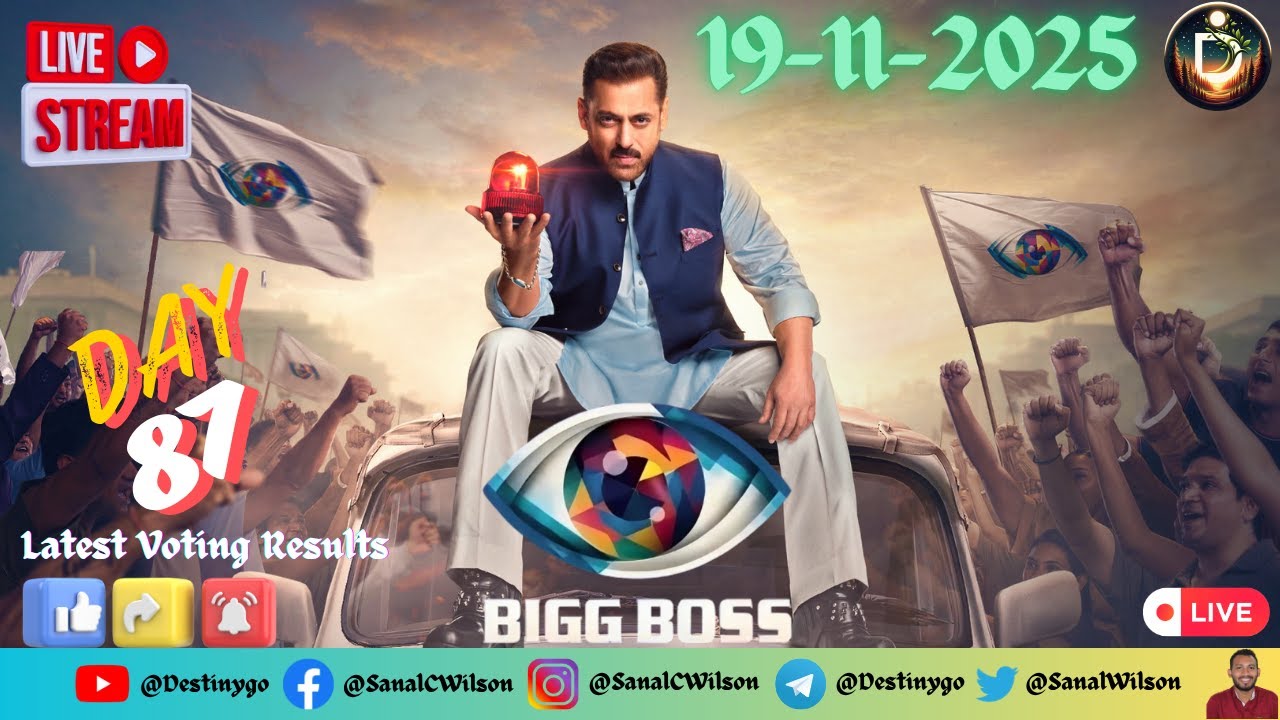 🔴LIVE Bigg Boss Hindi Season 19 