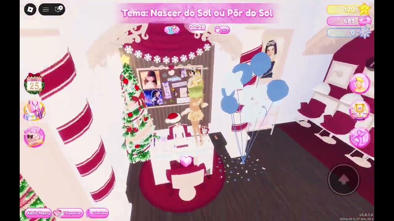 Eu jogando vestir para impressionar:)