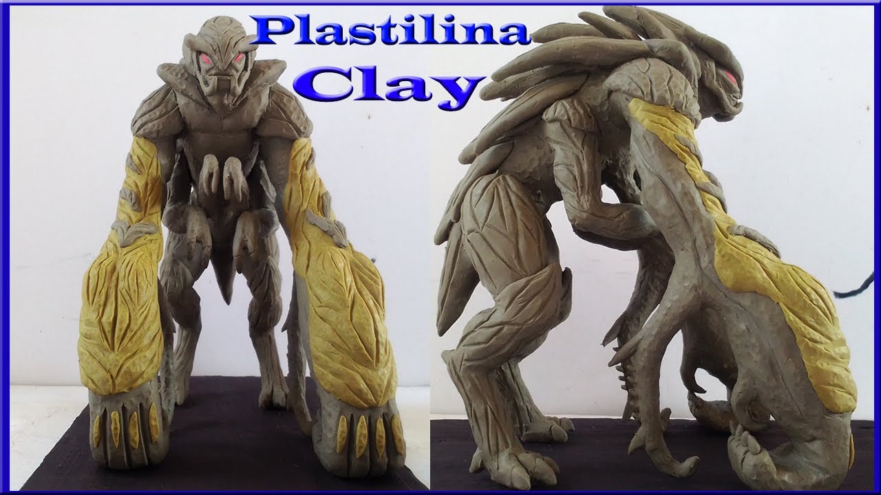 Muto Prime with clay/plastilina. Monsterverse