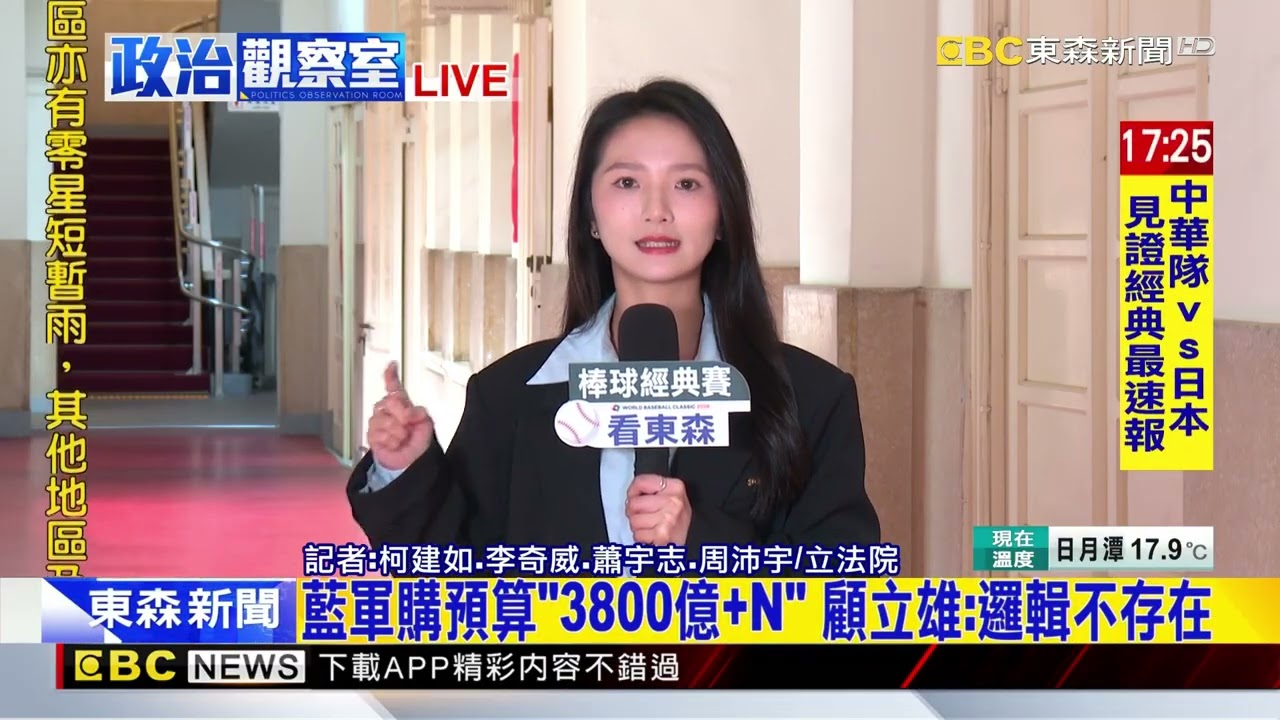 藍軍購預算「3800億+N」 藍委：彈性編列@newsebc