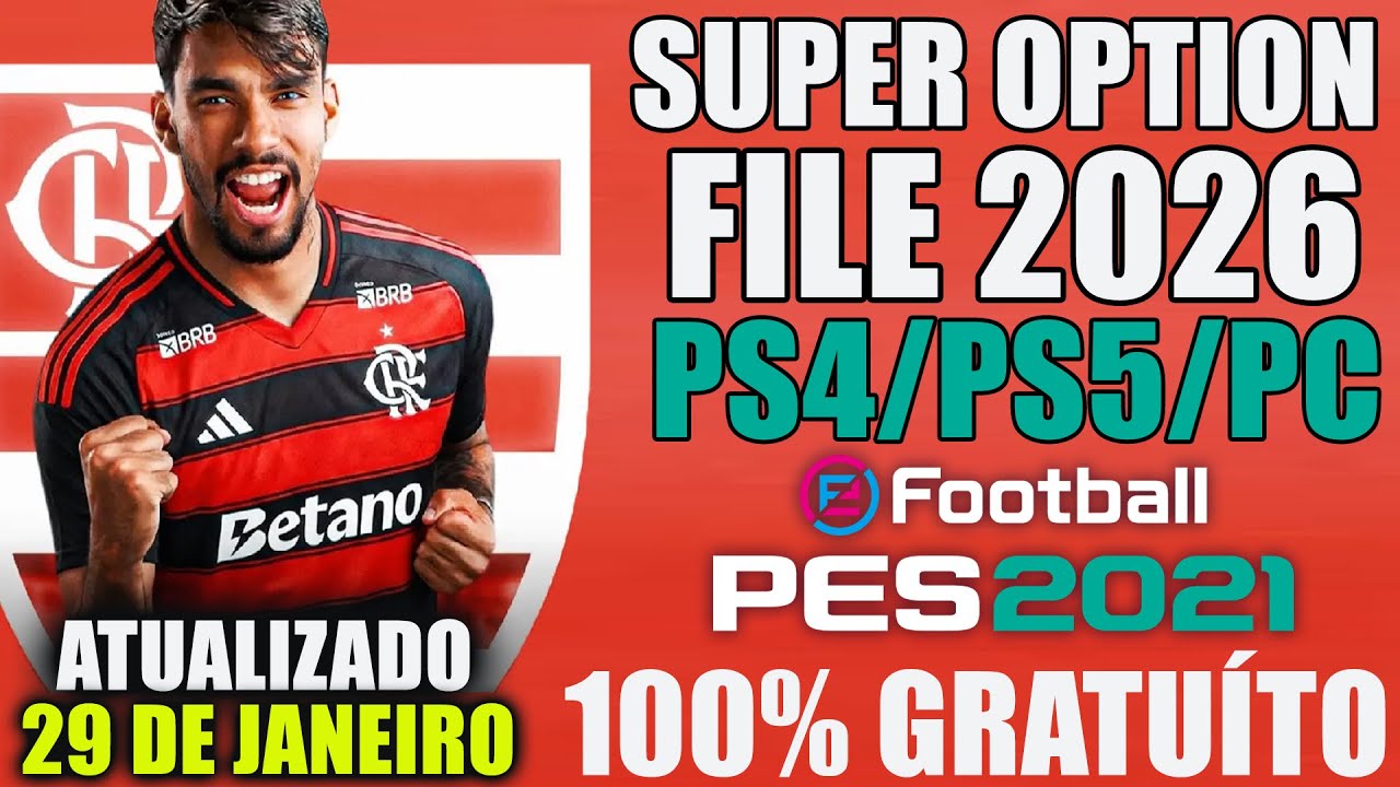 PES 2021 - SUPER OPTION FILE JBPES V13.1 COMPLETE, обновлено до 29 января 2026 г. - PS4/PS5/PC
