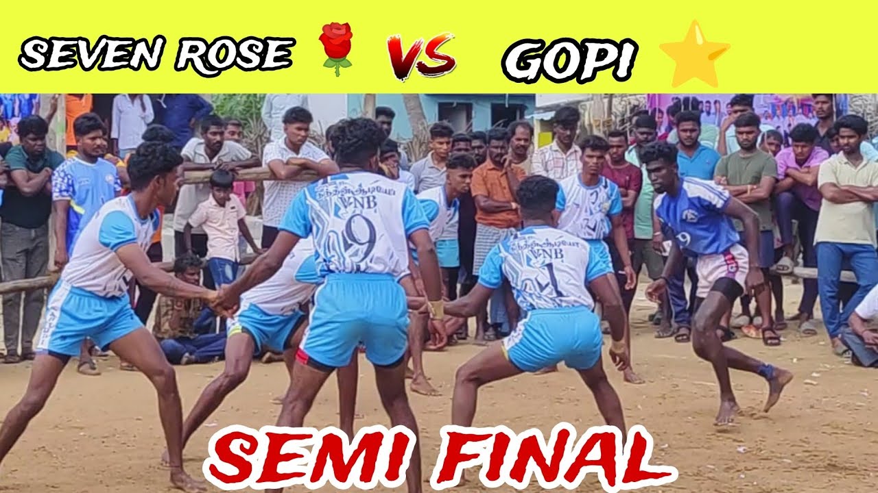 #semilfinal #sevenrose vs #gopistar #70kgmatch#10k#vaniyambadi #highlights 🔥💯💥