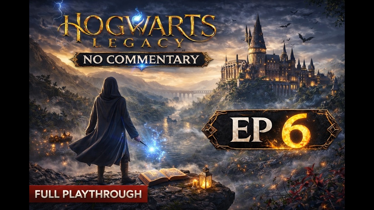 Hogwarts Legacy – No Commentary (Relaxing Exploration) | Episode {6} (Full VOD)