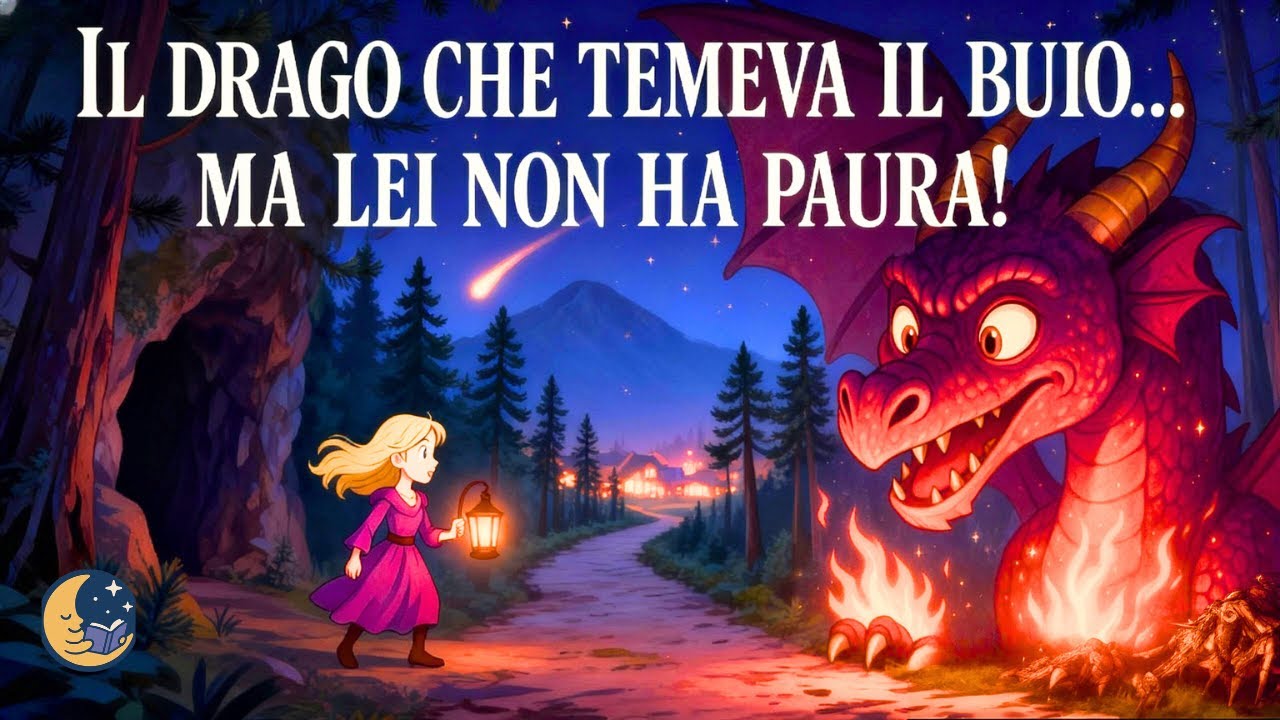🐲IL DRAGO CHE TEMEVA IL BUIO… MA LA PRINCIPESSA NON SI ARRESTA! | Favole di Luna – favola coraggio