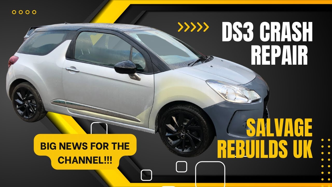 REPAIRING OUR 2016 CRASH DAMAGED DS-3 SALVAGE REBUILD