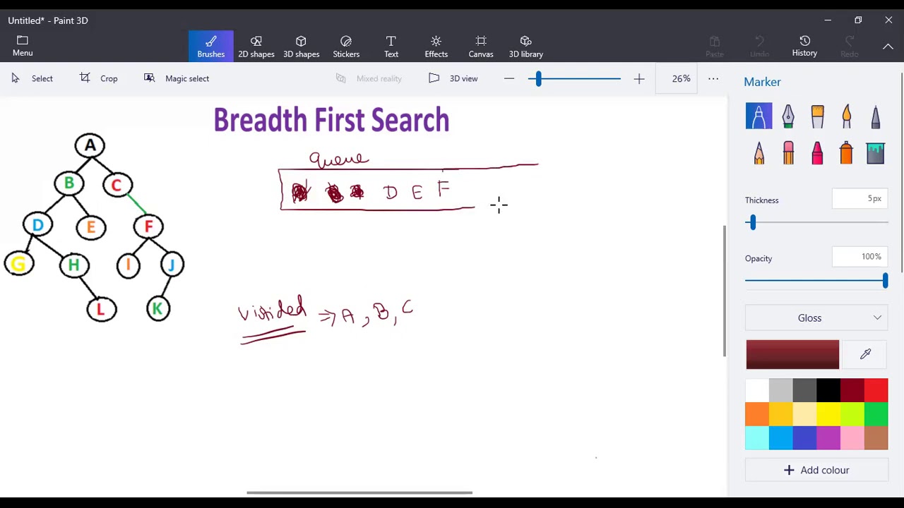 Artificial Intelligence  - Breath First Search Algorithm