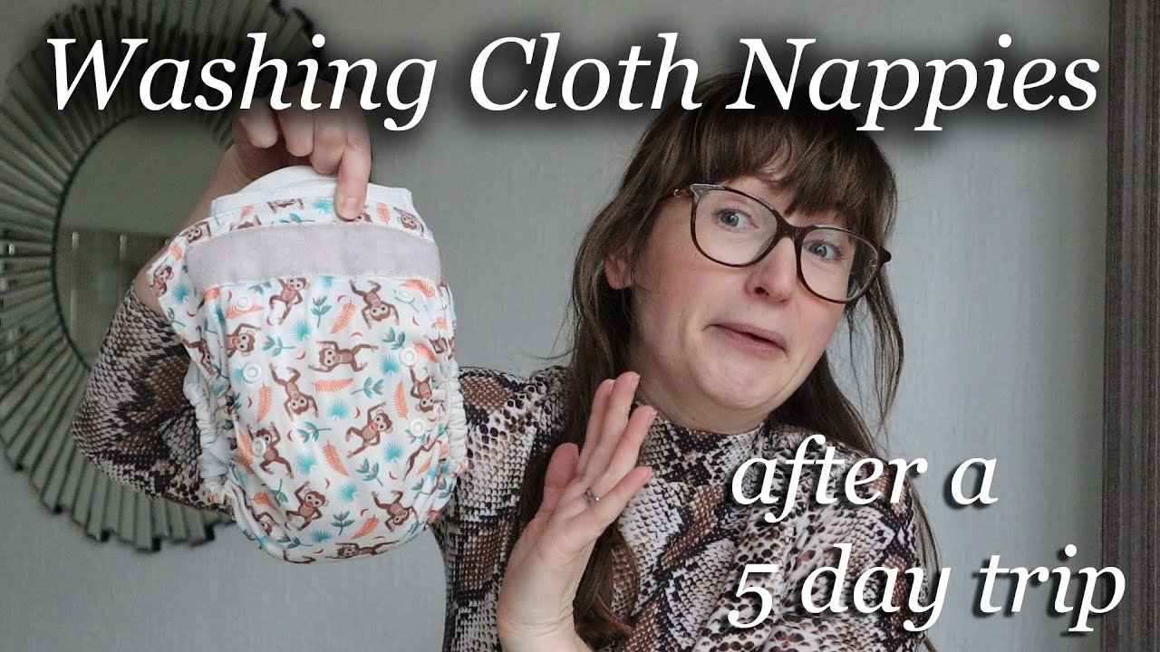 WASHING CLOTH NAPPIES AFTER 5 DAYS TRIP TO CENTER PARCS | ALINA GHOST