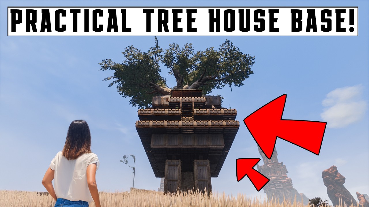 Useful Tree House Base! | Conan Exiles