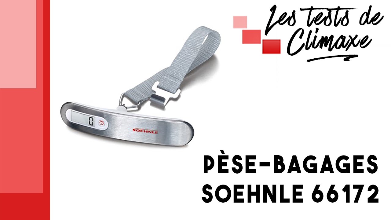 Pr&eacute;sentation d'un p&egrave;se-bagages Soehnle 66172 (vid&eacute;o sans la voix)