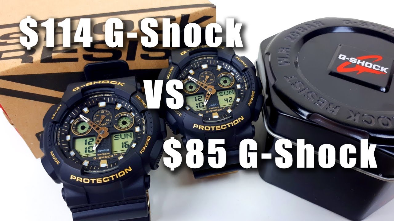 $114 G-Shock vs $85 G-Shock 5081 GA-100-1A9