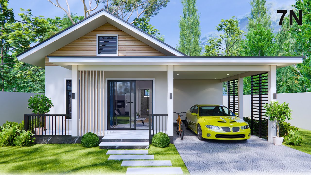 9 x 8 Meter Small House plan | House Design 2Bedroom (simple and modern)