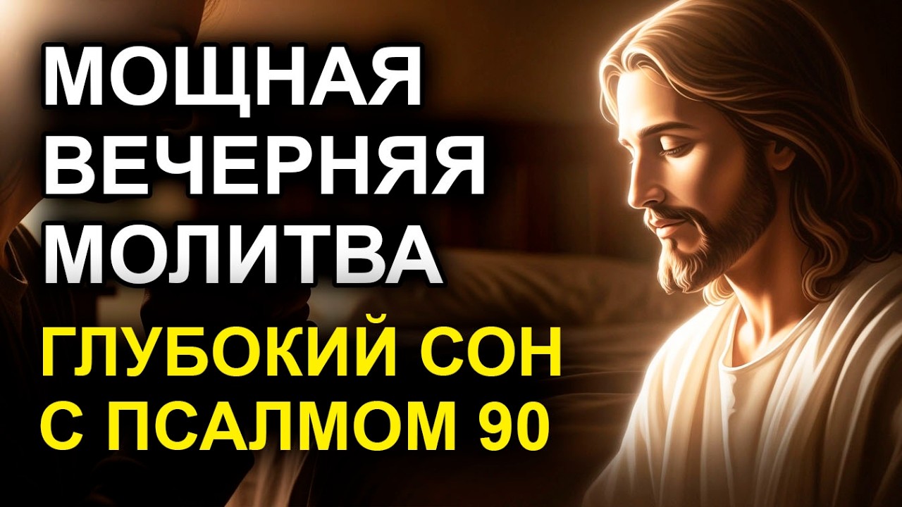 ВЕЧЕРНЯЯ МОЛИТВА Сильнейший Псалом 90  Ни одно зло больше не переступит порог твоего дома!