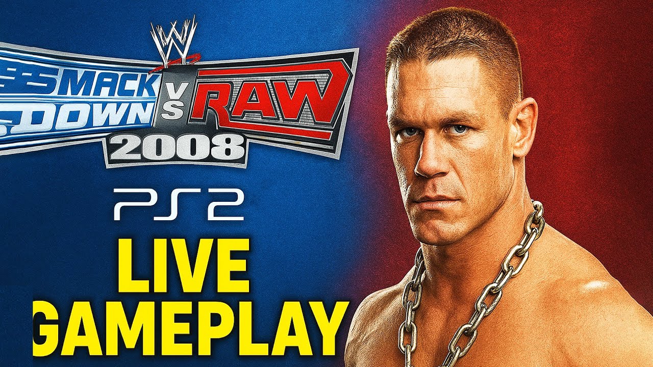 WWE SmackDown vs Raw 2008 PS2 🎮 | The Most Unique WWE Game Ever? | Live Gameplay