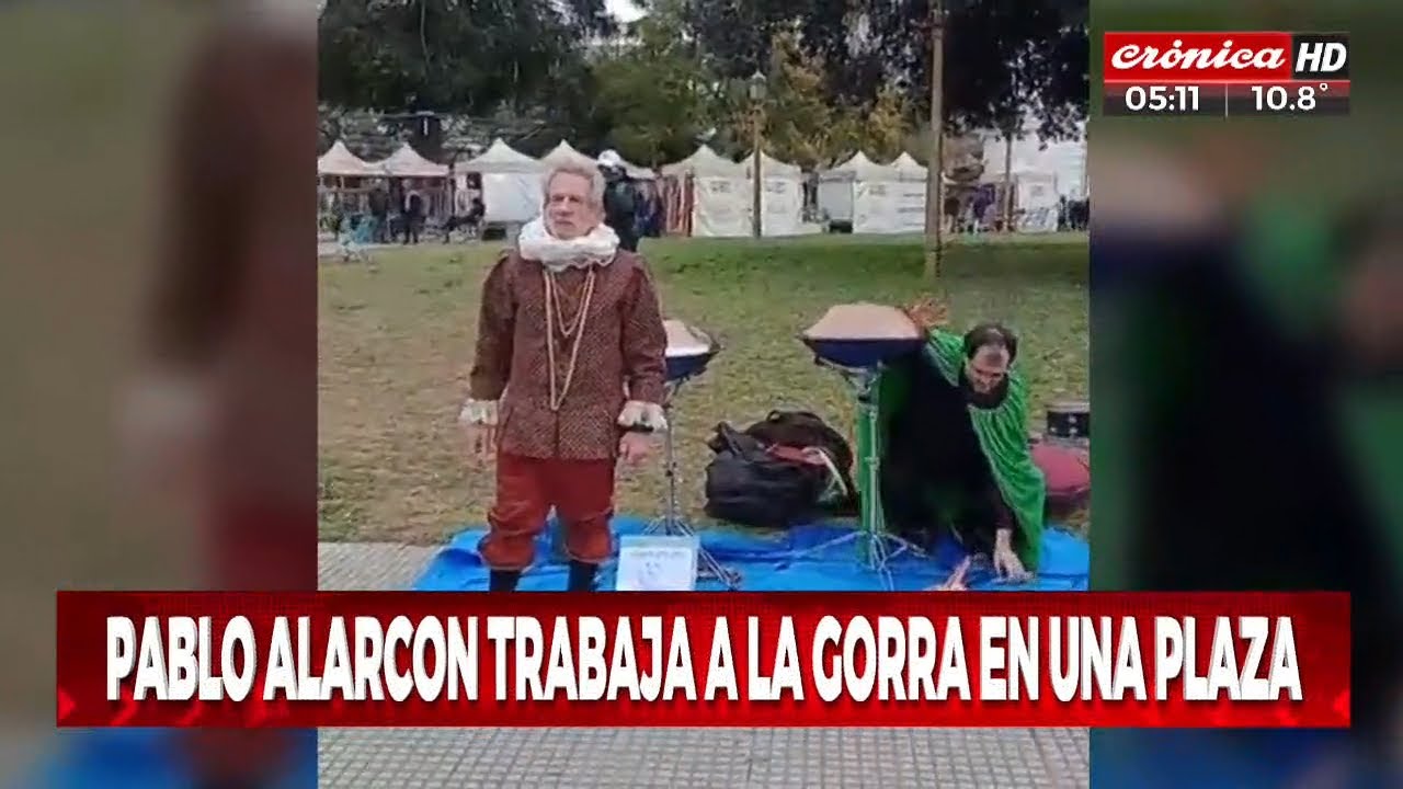 Pablo Alarcón trabaja a la gorra para poder sobrevivir