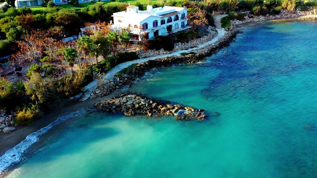 Sirena Bay in Cyprus From Above