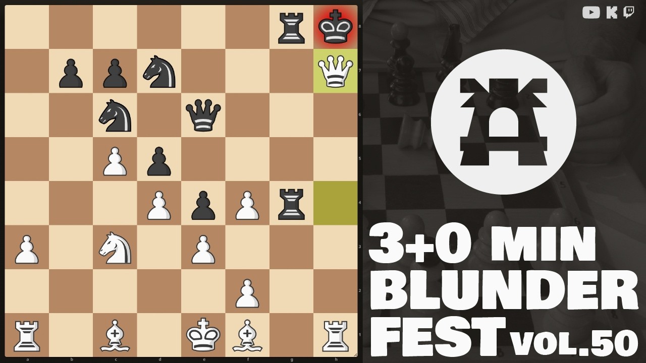 🔥 BLUNDER FEST Vol. 50 | 3-Min Blitz Chaos LIVE | Lichess.org