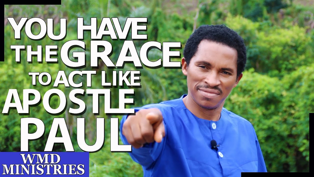 You Have The Grace To Act Like Apostle Paul - LIVE(Sunday 20-09-2020)