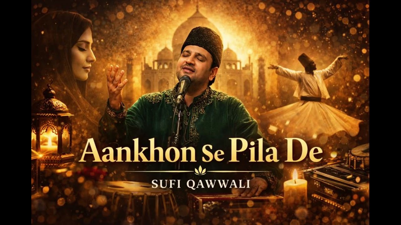 Aankhon Se Pila De – Soulful Sufi Qawwali | Heart Touching Hindi Sufi song 2026