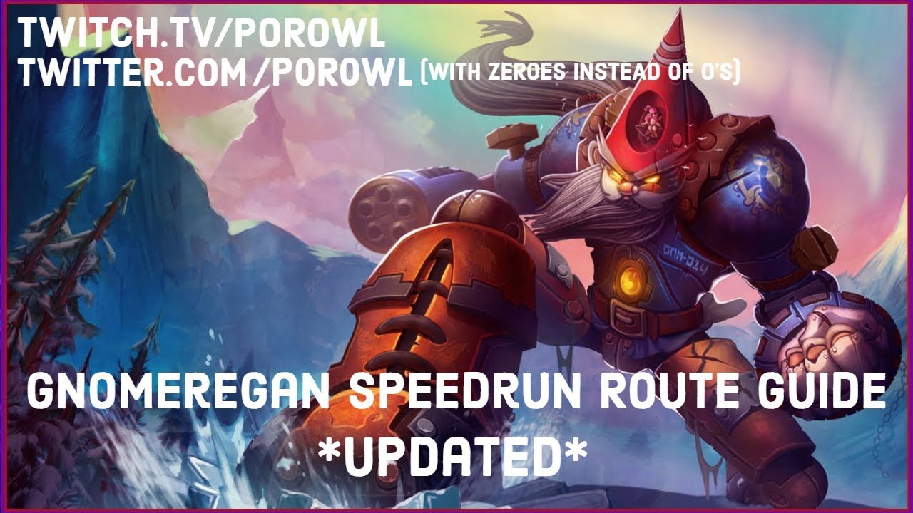 WoW Gold Farm | Gnomeregan Transmog Speedrun Route Guide | UPDATED